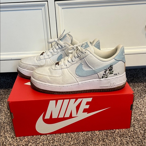 air force 1 white floral
